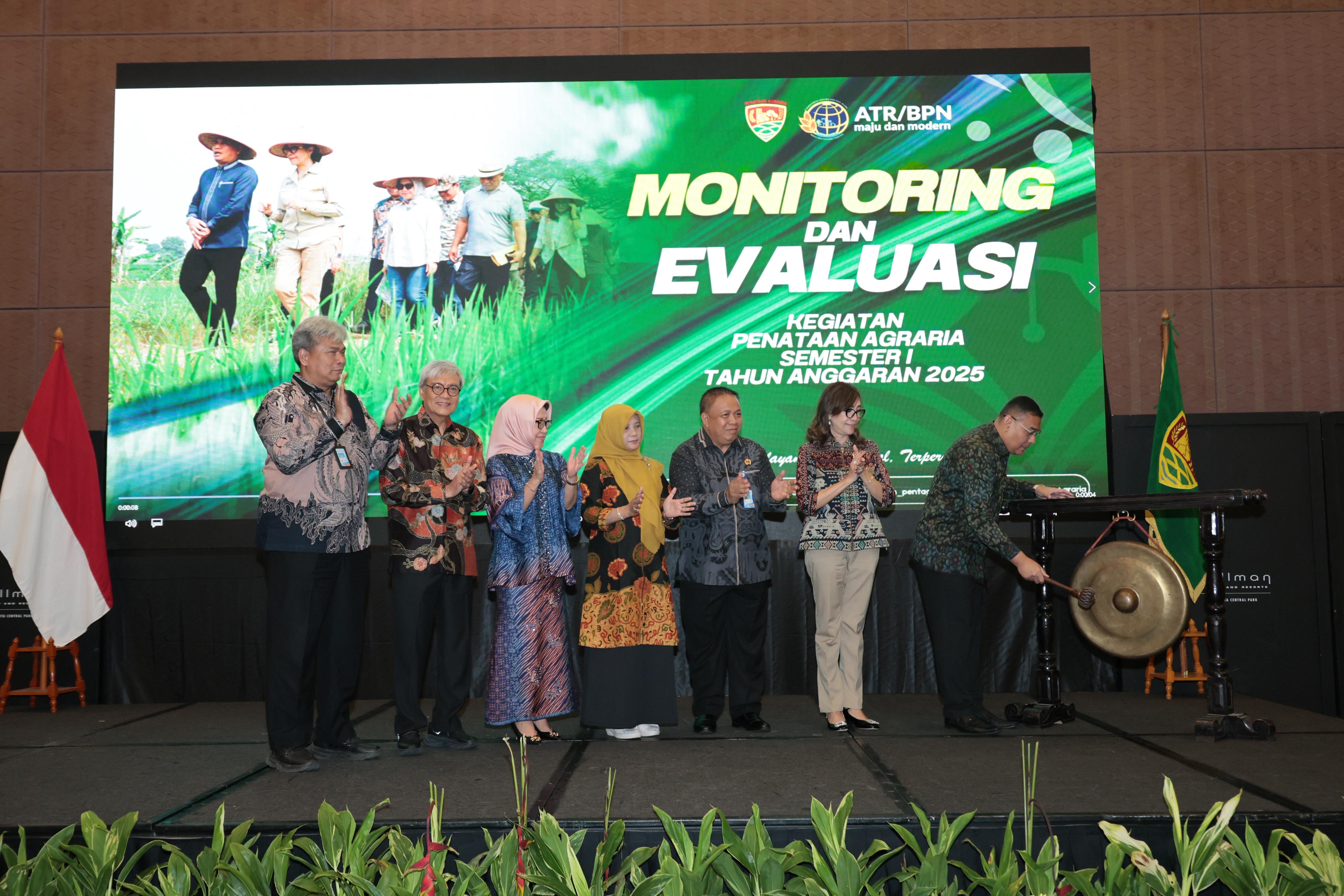 Monev Penataan Agraria Semester I 2025, Wamen Ossy Tekankan Pentingnya Penataan Akses