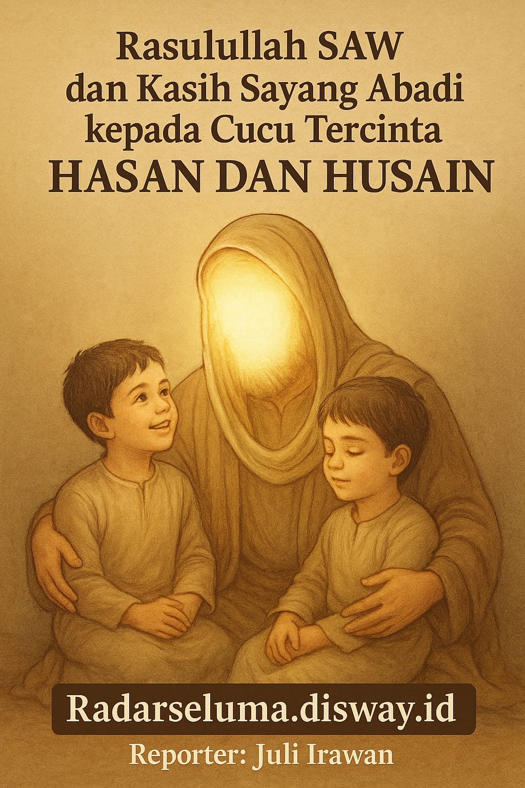 Rasulullah SAW dan Kasih Sayang Abadi kepada Cucu Tercinta Hasan dan Husain