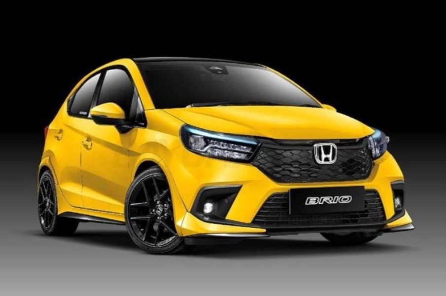 Mobil Honda Brio Warna Kuning Pilihan Favorit dengan Pesona Cerah yang Memikat