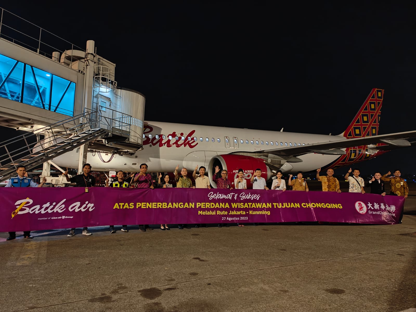   Batik Air Terbangkan Wisatawan Menuju Chongqing! Melalui Penerbangan Jakarta - Kunming