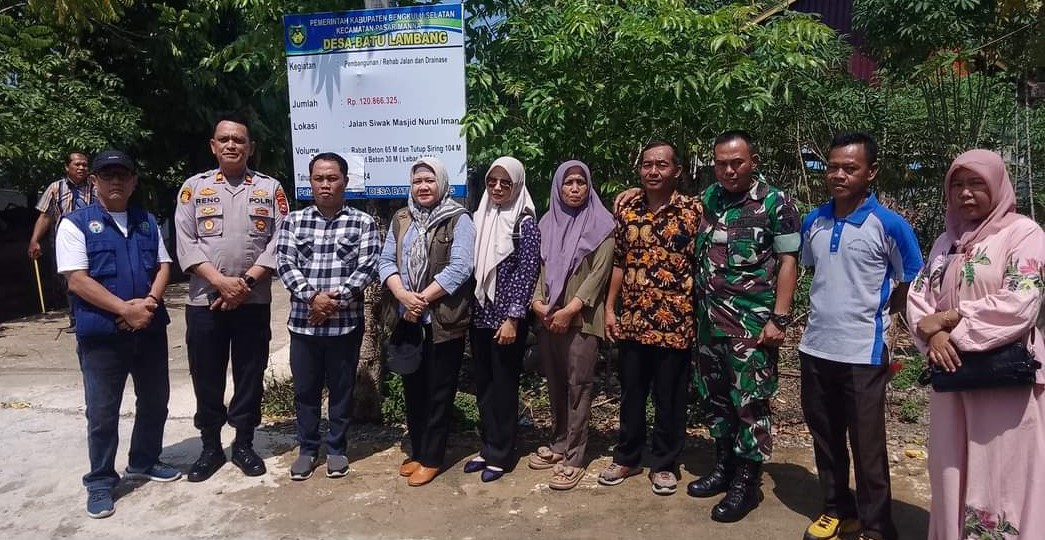 Pemdes Batu Lambang Bengkulu Selatan, Bangun Fisik Jalan di 4 Titik  