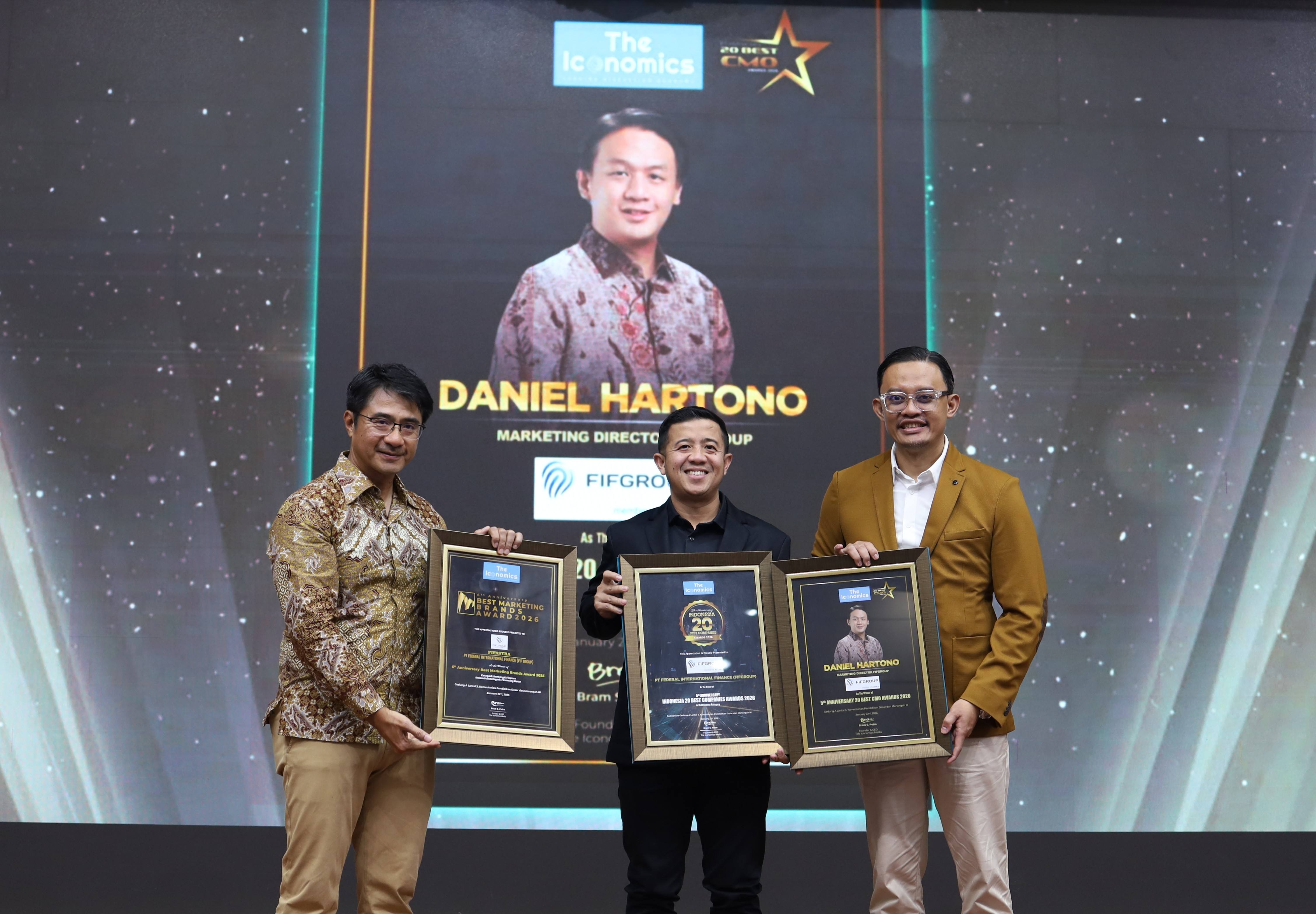      FIFGROUP Raih Tiga Penghargaan, Best Marketing Brands Award 2026
