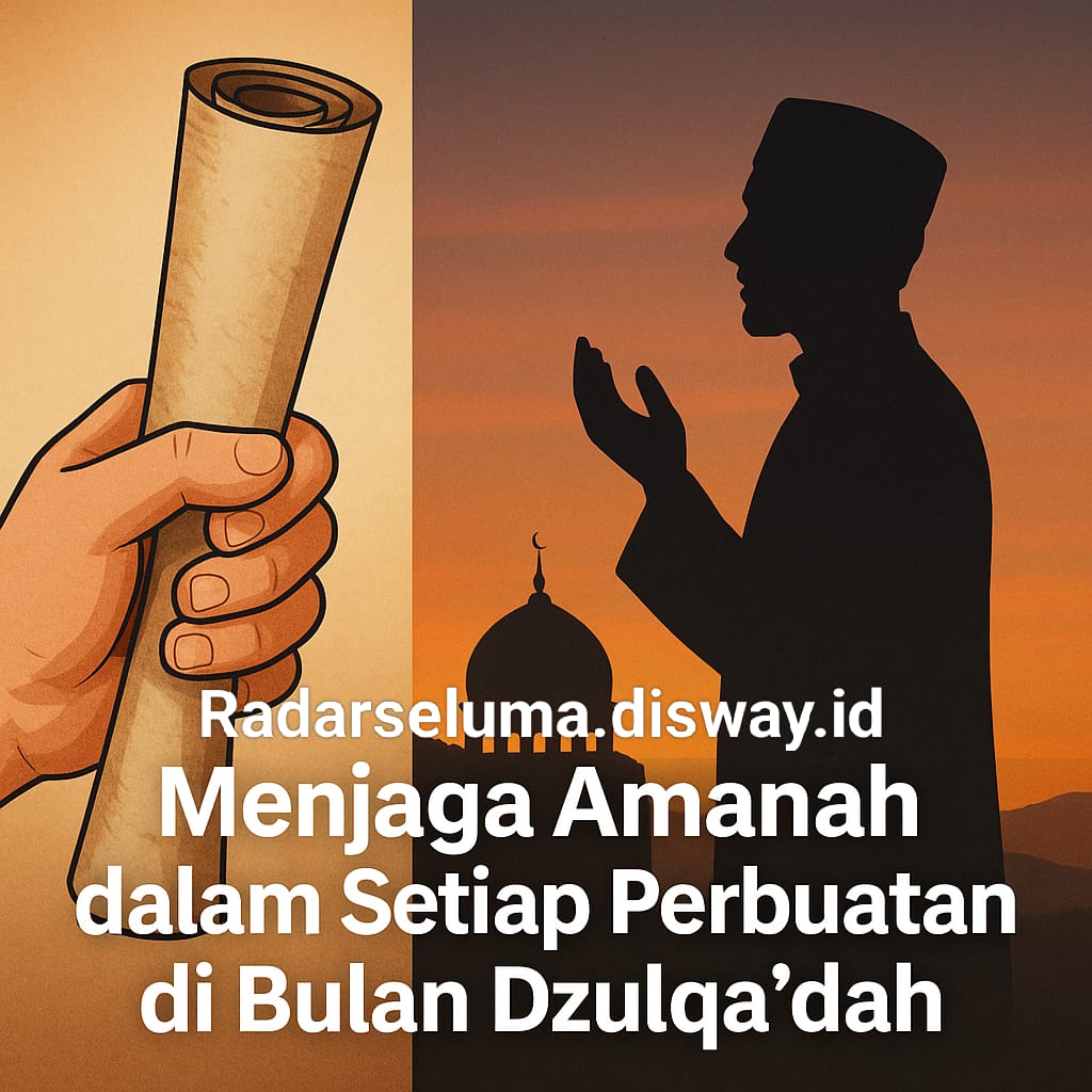 Menjaga Amanah dalam Setiap Perbuatan di Bulan Dzulqa’dah