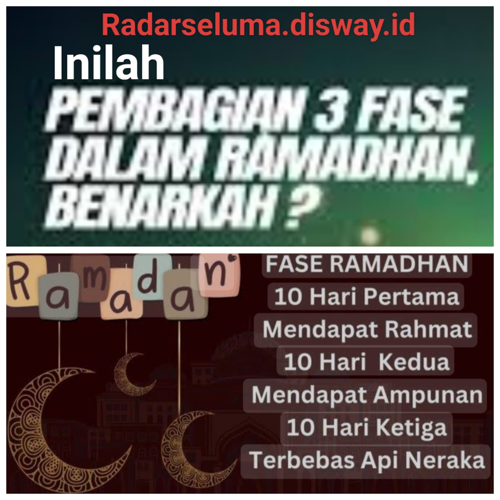 Puasa Ramadhan Dibagi Menjadi Tiga Fase Ini Penjelasannya 
