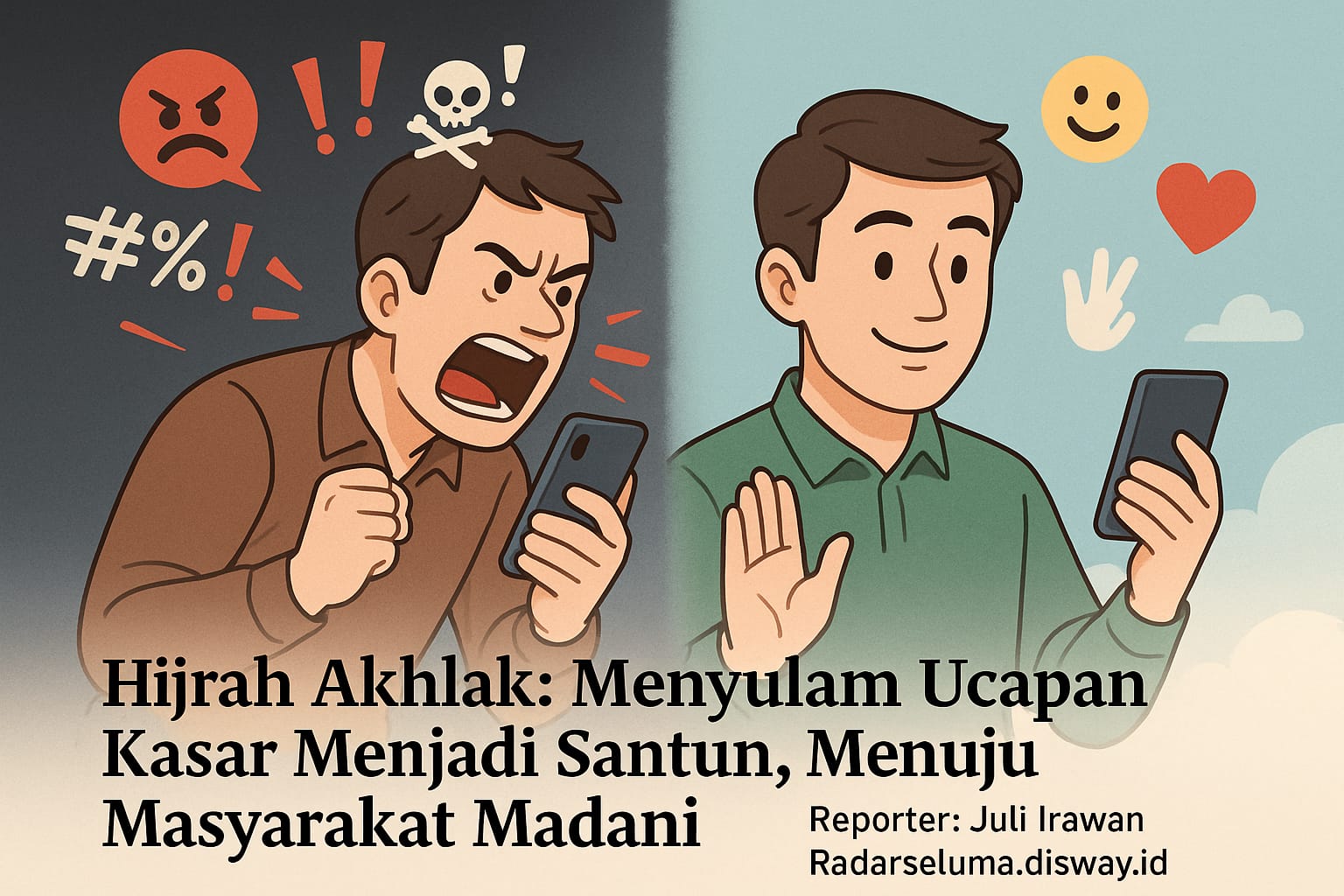 Hijrah Akhlak: Menyulam Ucapan Kasar Menjadi Santun, Menuju Masyarakat Madani