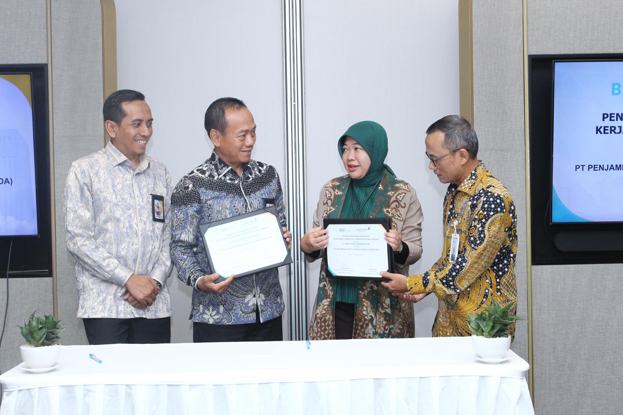 Gandeng Jamkrida Jakarta, BSI Perluas Layanan Bank Garansi