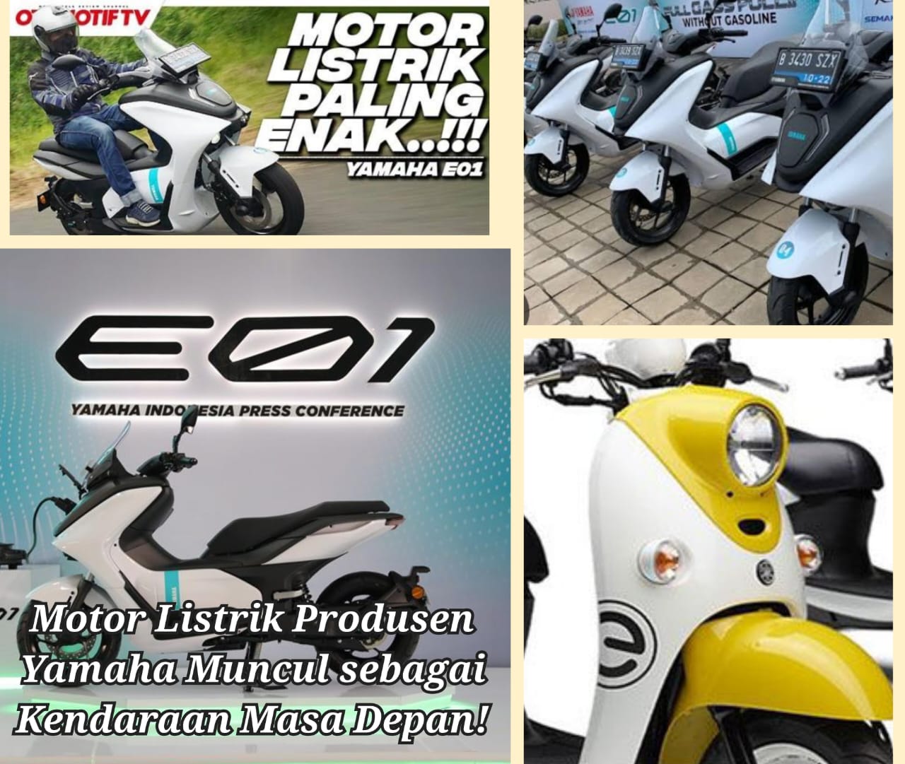 Update 4 Motor Listrik Terbaru Produsen Yamaha! Berminat? Yuk Simak Ulasannya Sebelum Membeli..