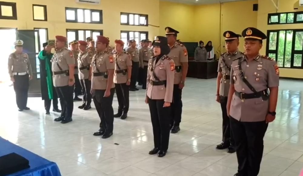Kapolres Seluma Pimpin Sertijab Empat Pejabat Strategis Polres Seluma