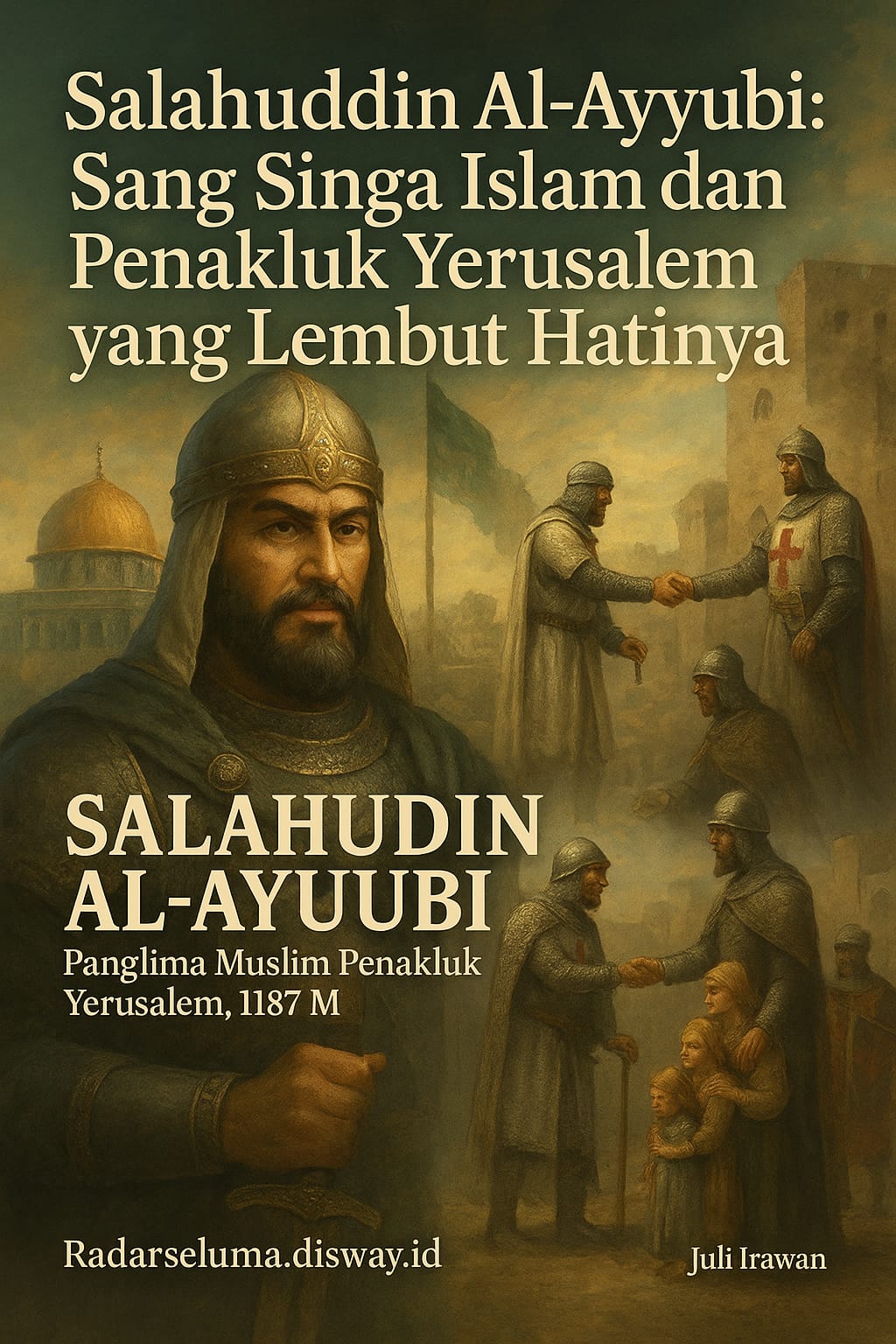 Kisah Jenderal Muslim Salahuddin Al-Ayyubi: Sang Singa Islam dan Penakluk Yerusalem yang Lembut Hatinya
