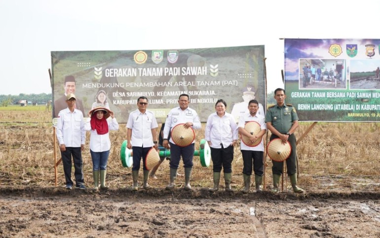 Distan Seluma Kenalkan Produk Antabela Poktan Amang Kesmo, Dalam Rakor LTT