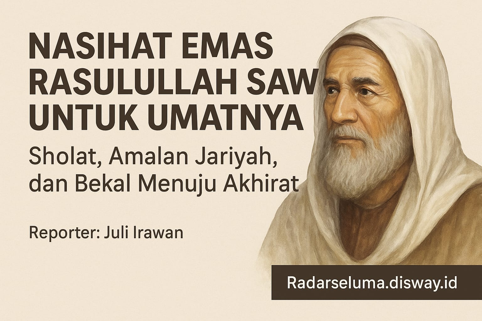 Nasihat Emas Rasulullah SAW untuk Umatnya: Sholat, Amalan Jariyah, dan Bekal Menuju Akhirat