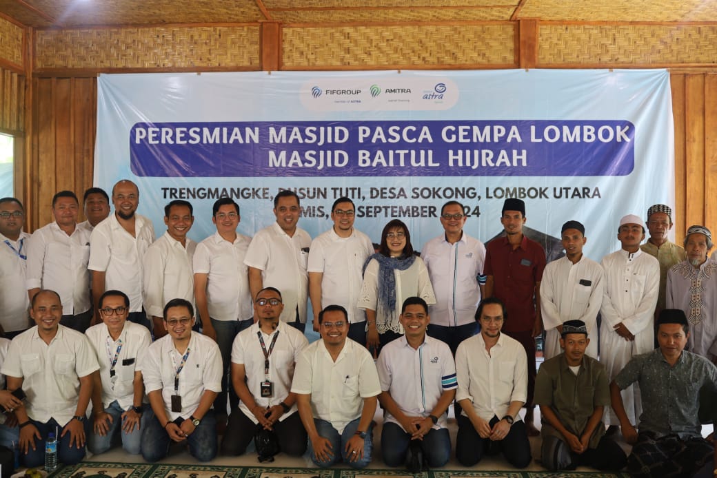   Salurkan CSR, FIFGROUP dan Asuransi Astra Bangun Masjid di Lombok Pasca Gempa