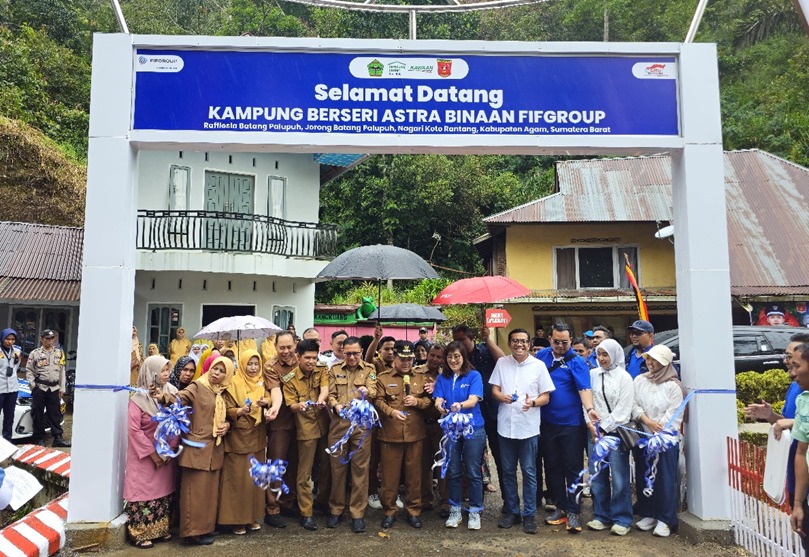   Peluncuran Kampung Berseri Binaan FIFGROUP  Kedua di Sumatera Barat