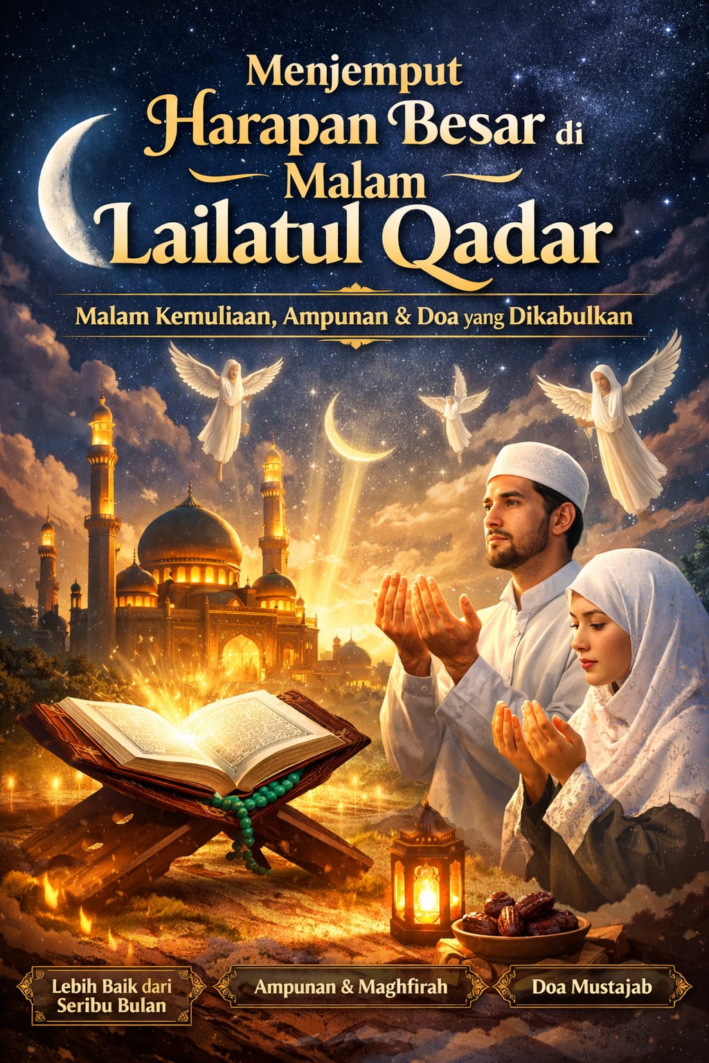 Menjemput Harapan Besar di Malam Lailatul Qadar: Malam Kemuliaan, Ampunan, dan Doa yang Dikabulkan
