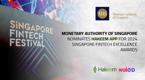 Otoritas Moneter Singapura Menominasikan Aplikasi Hakeem untuk Penghargaan Keunggulan Fintech Singapura 2024