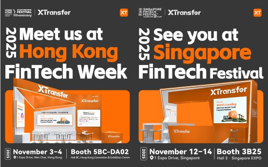   XTransfer Ikut Hong Kong FinTech Week dan Singapore FinTech Festival 2025