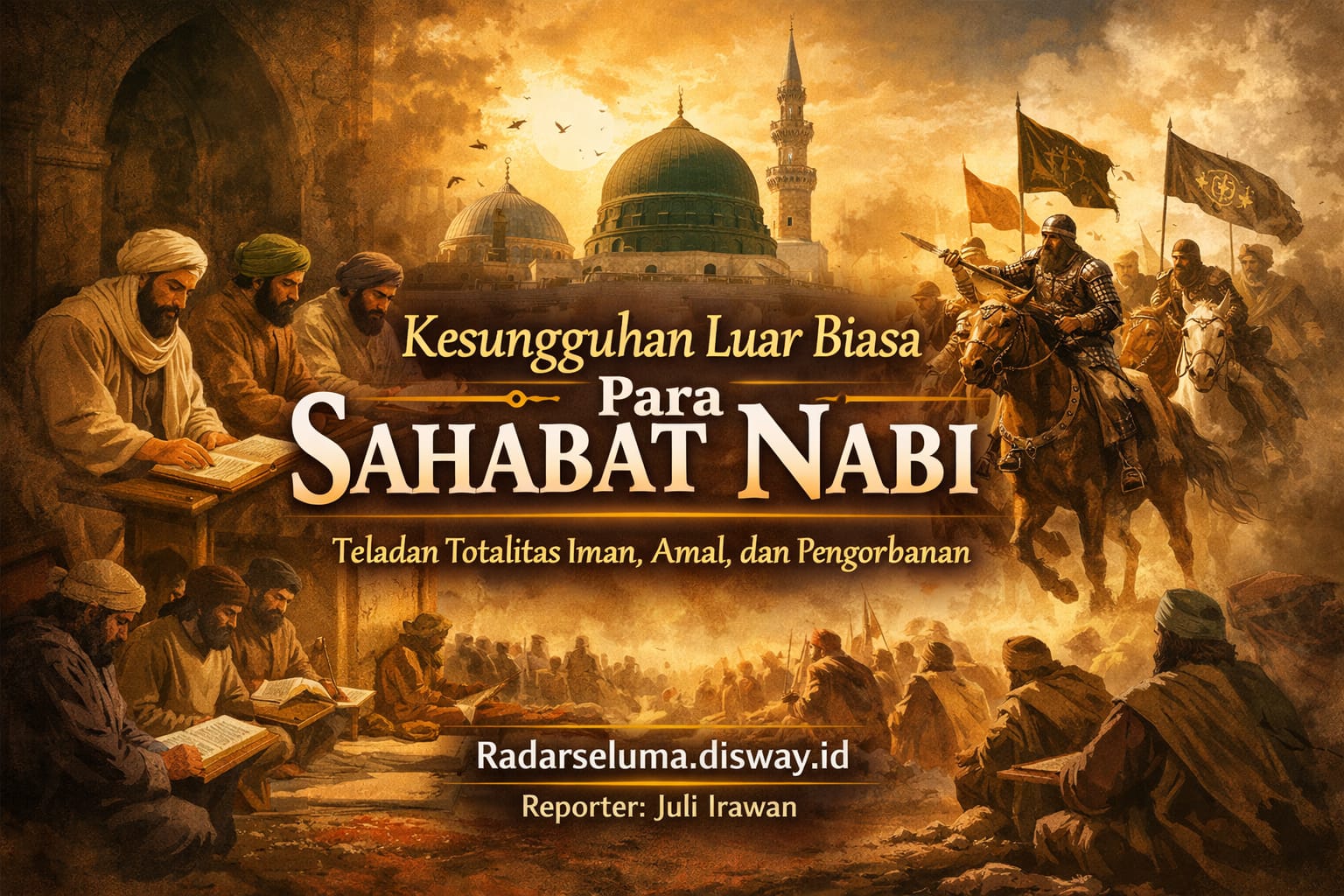 Kesungguhan Luar Biasa Para Sahabat Nabi: Teladan Totalitas Iman, Amal, dan Pengorbanan