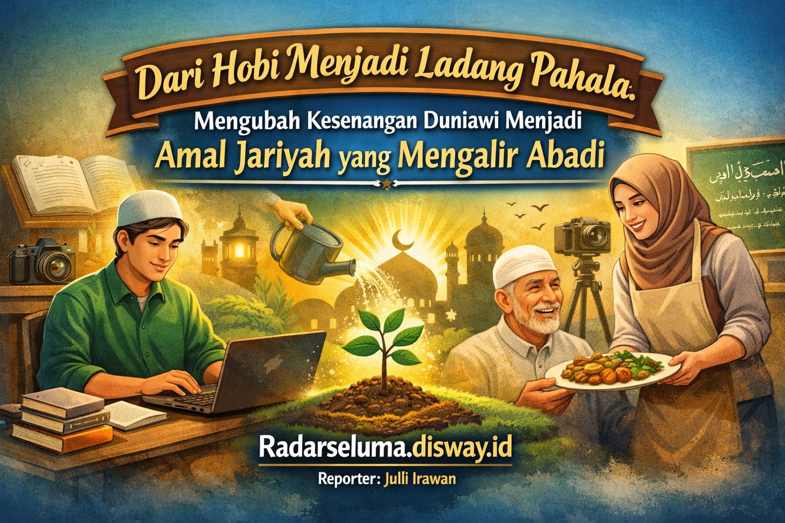 Dari Hobi Menjadi Ladang Pahala: Mengubah Kesenangan Duniawi Menjadi Amal Jariyah yang Mengalir Abadi