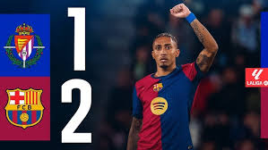 Barcelona Tundukkan Real Valladolid di Laliga, 2-1