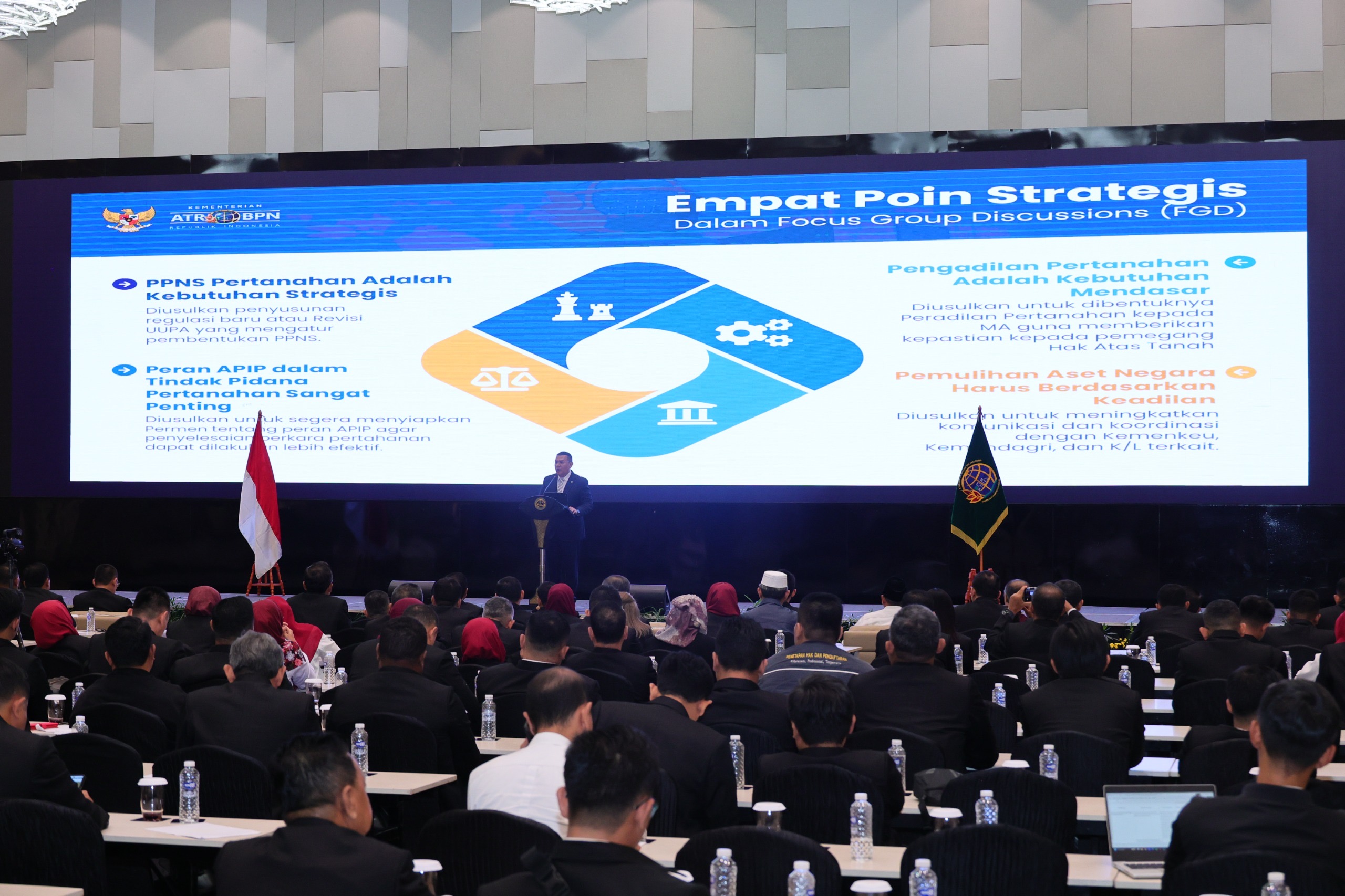 Tekankan Empat Penanganan Tindak Pidana Pertanahan, Wamen Ossy Sampaikan Hal Ini