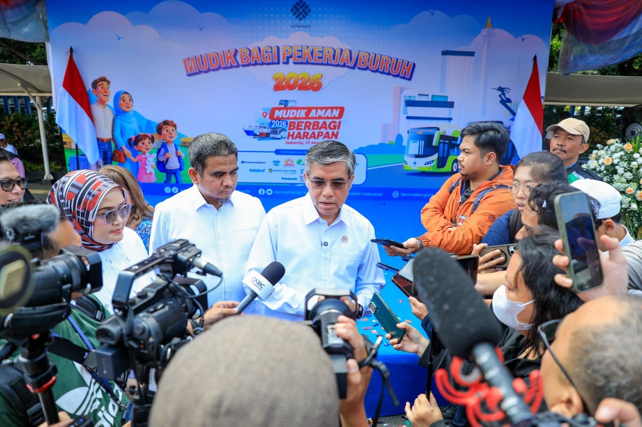 Koordinasi dengan Pengusaha, Menaker Lepas Mudik Gratis bagi 12.690 Pekerja dan Ojol