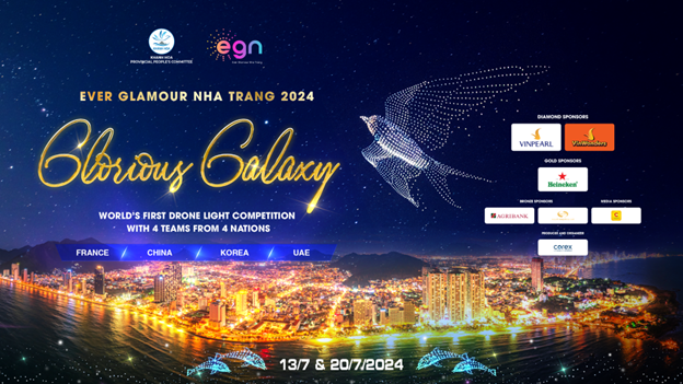 Festival Drone Internasional Pertama di Dunia! Penuhi Langit Nha Trang Juli 2024