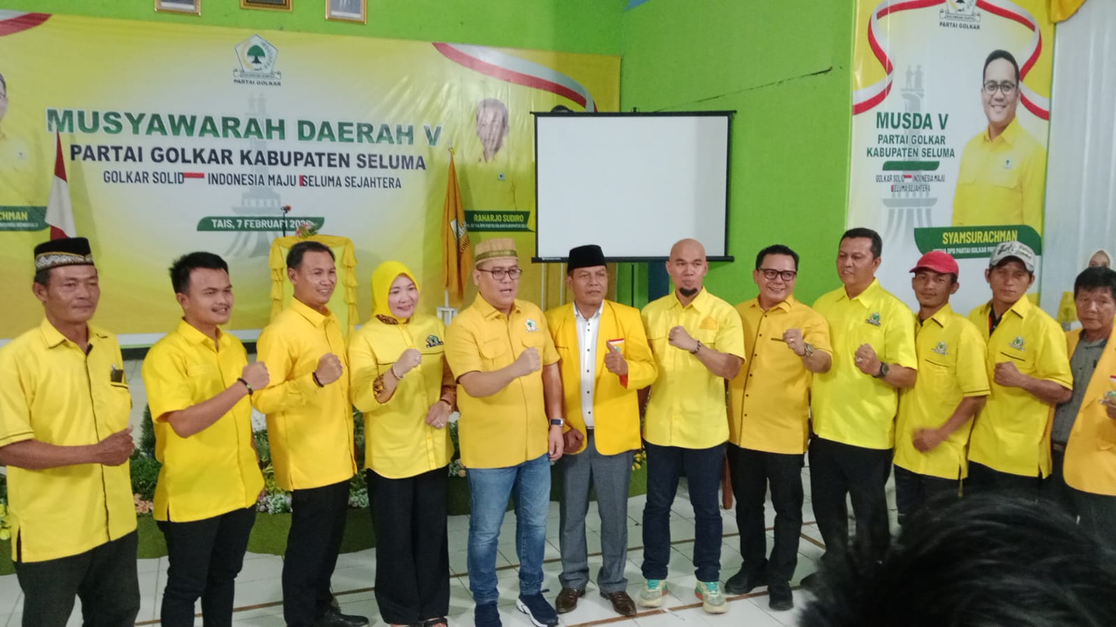 Calon Tunggal. H. Rizkan Ketua DPD Golkar Seluma, Targetkan 6 Kursi pada Pemilu 2029
