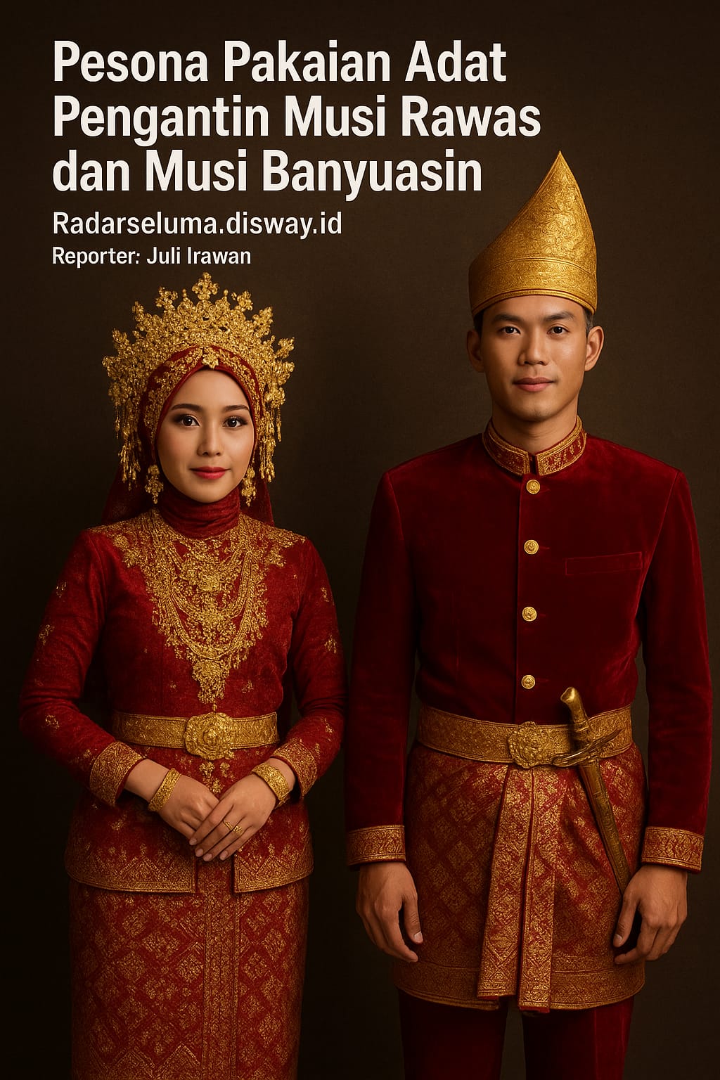 Pesona Pakaian Adat Pengantin Musi Rawas dan Musi Banyuasin: Simbol Keanggunan, Kehormatan, dan Warisan Budaya