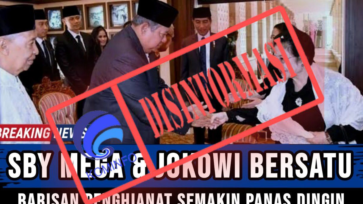  Hoaks Ya!  Video Terungkapnya Rapat Rahasia antara Presiden Jokowi, Megawati, dan SBY