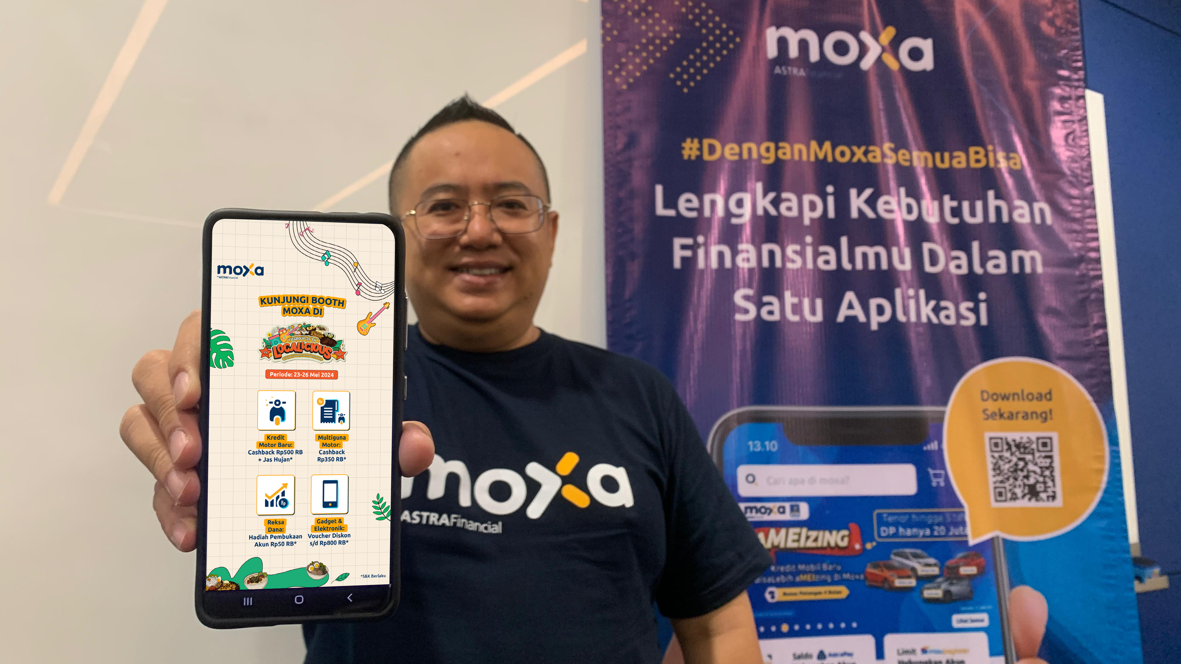   Moxa Hadir Bersama Promo & Games Menarik, Ramaikan FIFGROUP 35th Localicious