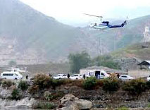  Helikopter Presiden Iran Jatuh, Sampai Kini Belum Ditemukan