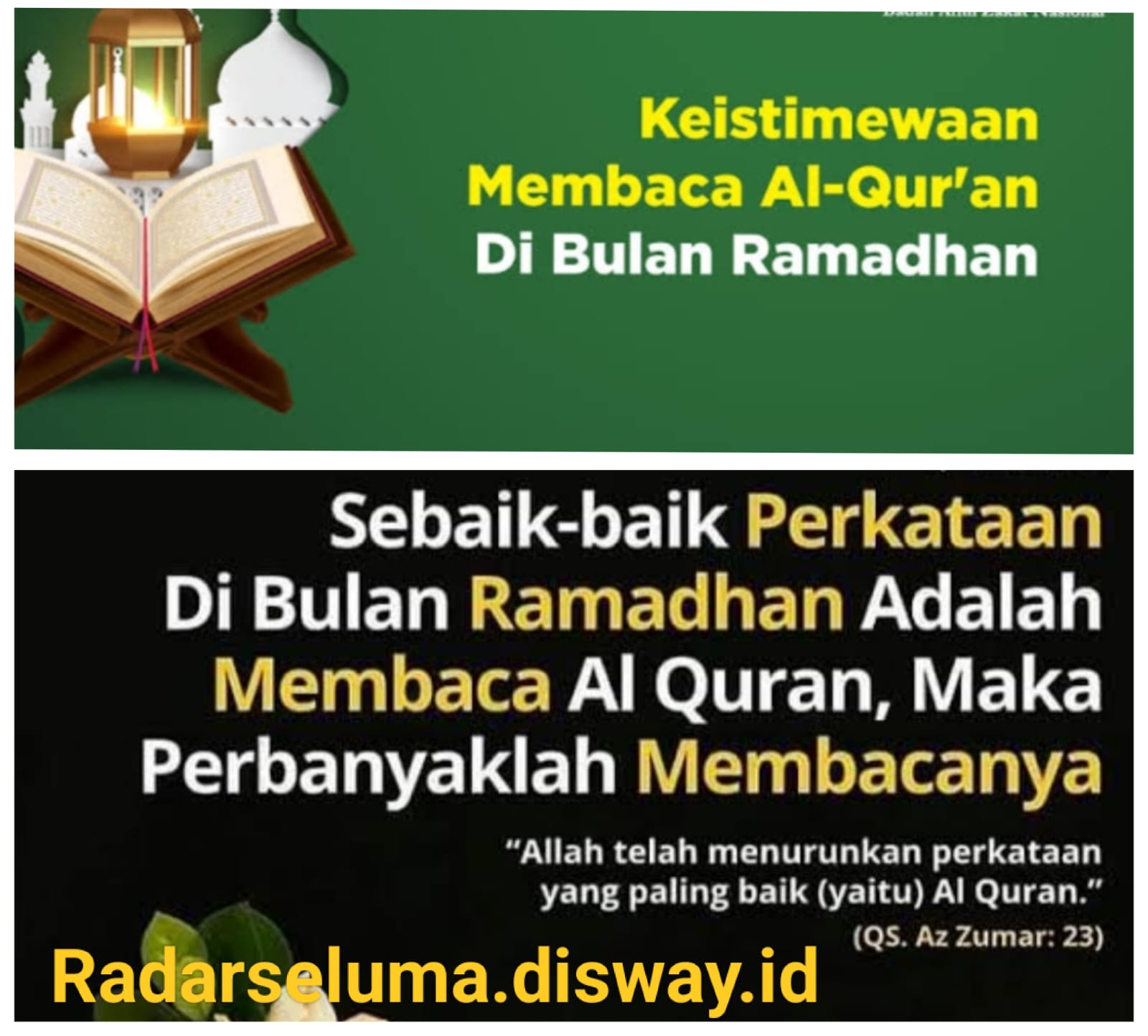 Keistimewaan Membaca Al-Qur'an di Bulan Ramadhan