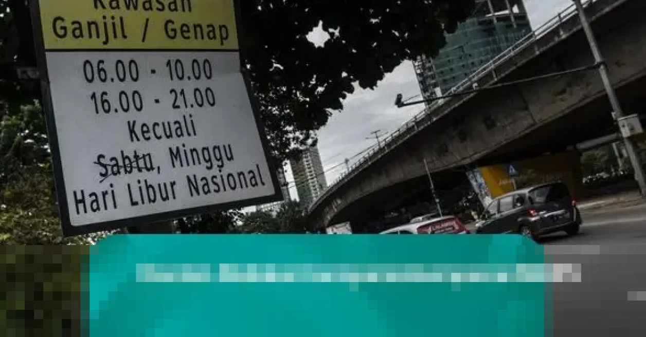  Ganjil-Genap di Jakarta Ditiadakan Saat Libur Imlek, Berlaku Lagi Rabu