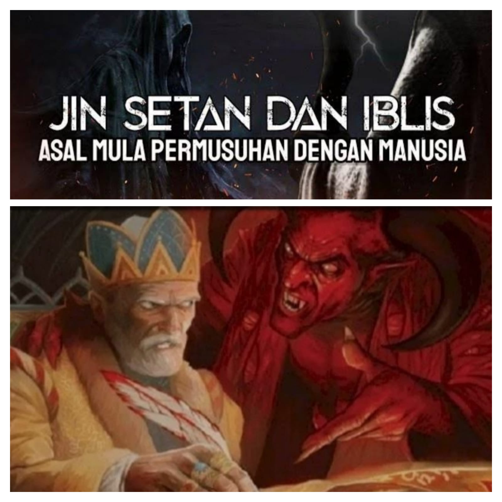  Jin, Setan, Iblis dan Asal Mula Permusuhan dengan Manusia. Simak!