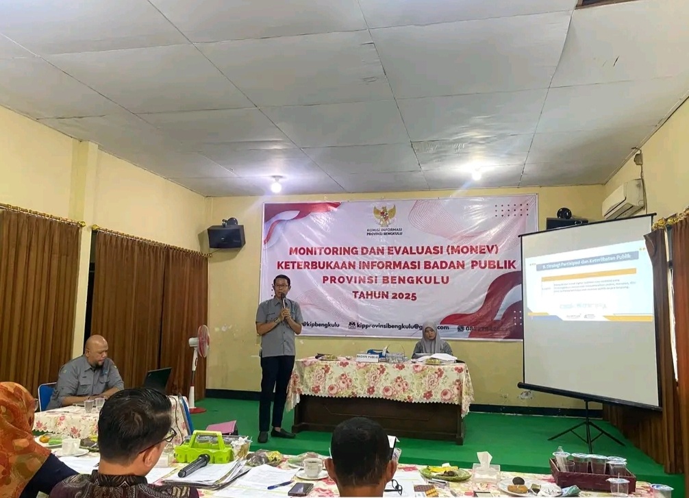 Diskominfo BS Hadiri Monev Keterbukaan Informasi Badan Publik di Provinsi Bengkulu 