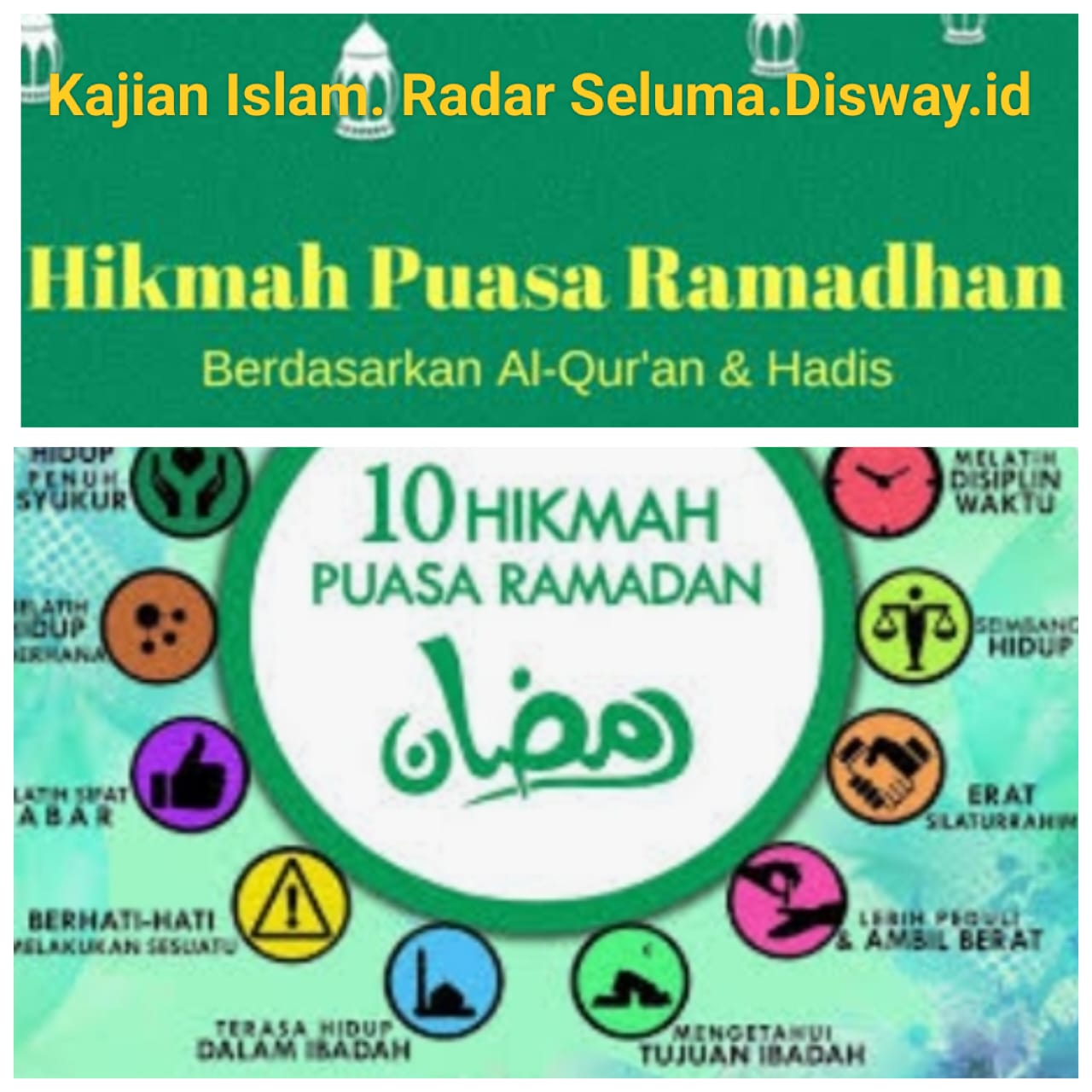 Ini Hikmah Puasa Ramadhan, Meningkatkan Rasa Syukur Dan Mendidik Kesabaran 