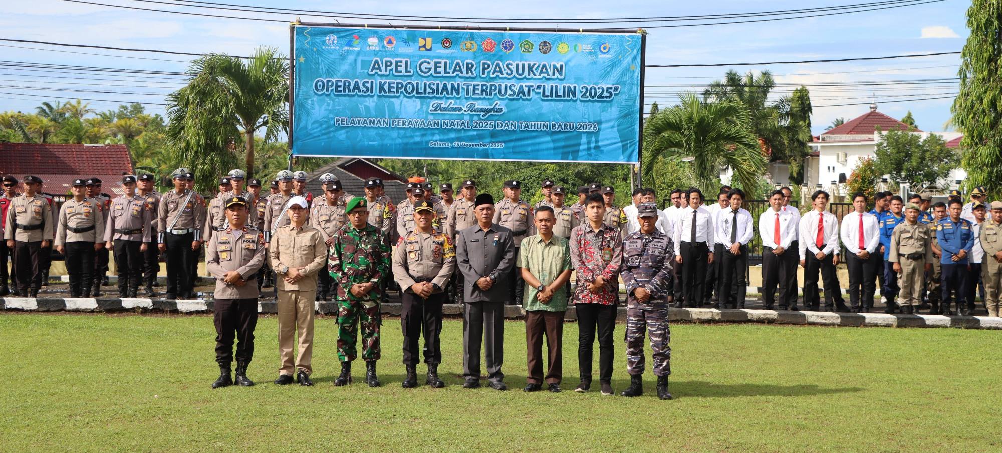 Polres Seluma Gelar Apel Pasukan Operasi Lilin Nala 2025, Siagakan 77 Personel 