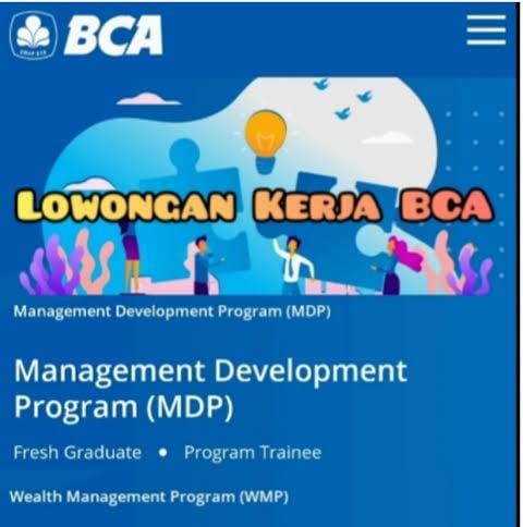 BCA Buka Lowongan Kerja! Gajinya Fantastis .Ayo Daftar Segera!