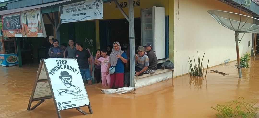 Banjir Melanda Wilayah Sukaraja Seluma, Ratusan Rumah Terendam