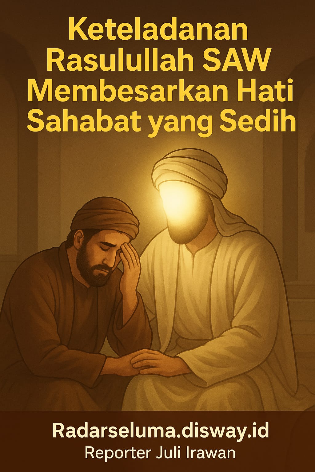 Keteladanan Rasulullah SAW Membesarkan Hati Sahabat yang Sedih:  Kebijaksanaan dalam Menenangkan Jiwa