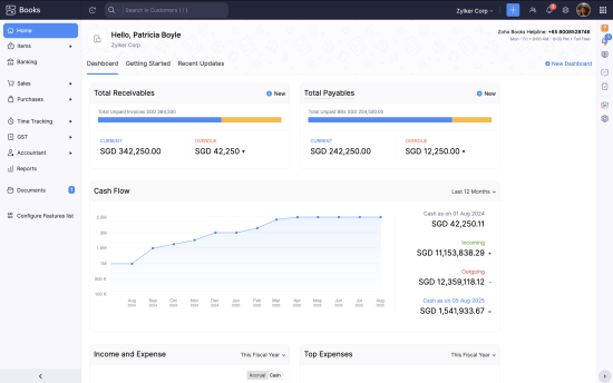 Zoho Luncurkan Zoho Books Edisi Singapura
