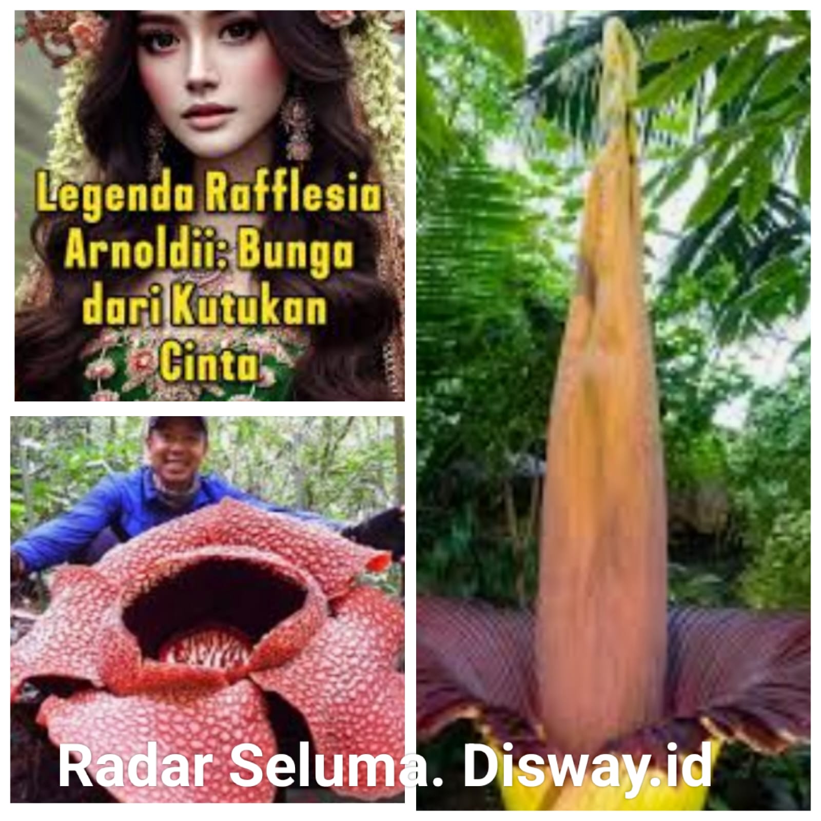 Legenda Bunga Rafflesia Arnoldii Dari Bengkulu, Kisah Bunga Dari Kutukan Cinta