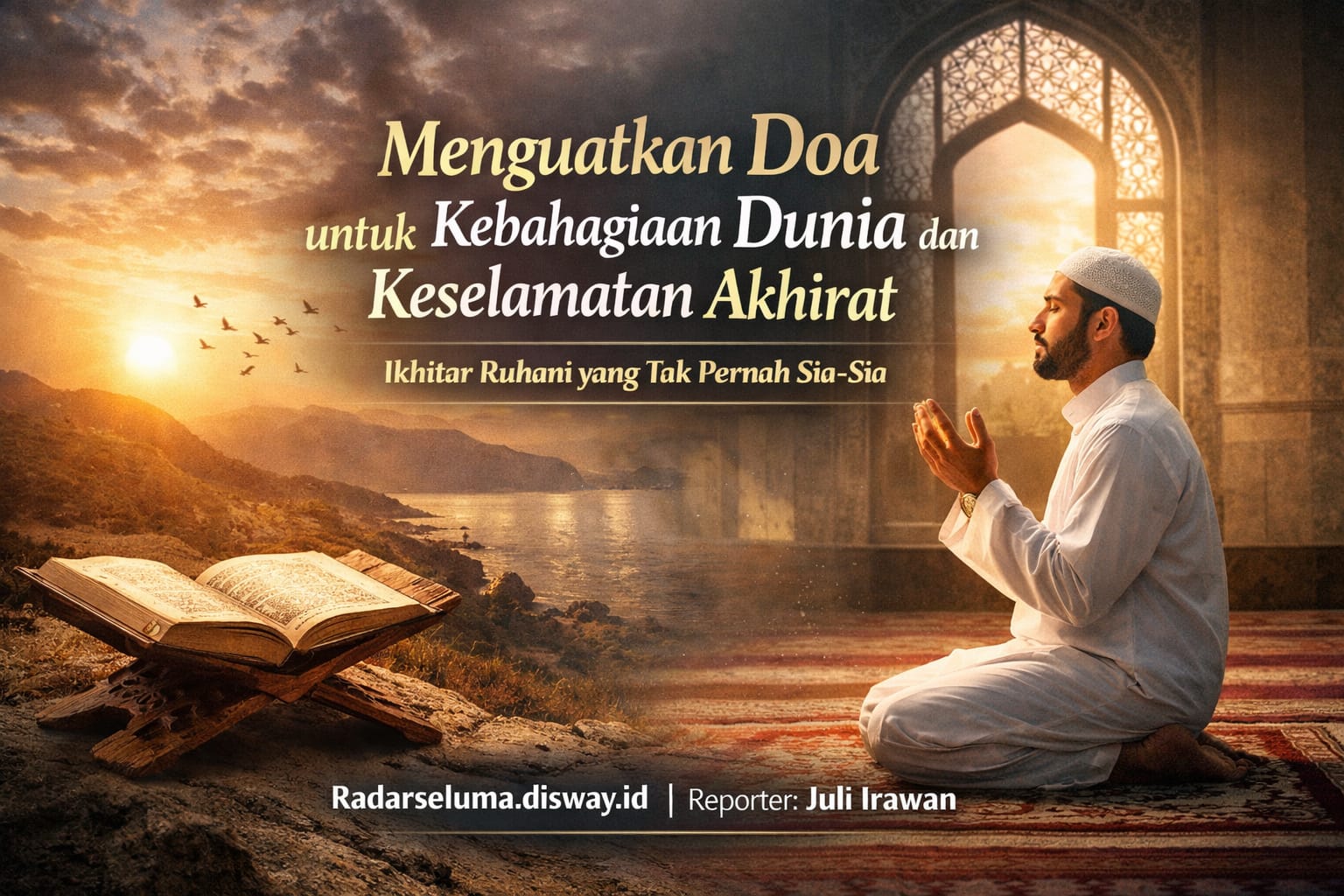 Menguatkan Doa untuk Kebahagiaan Dunia dan Keselamatan Akhirat: Ikhtiar Ruhani yang Tak Pernah Sia-Sia