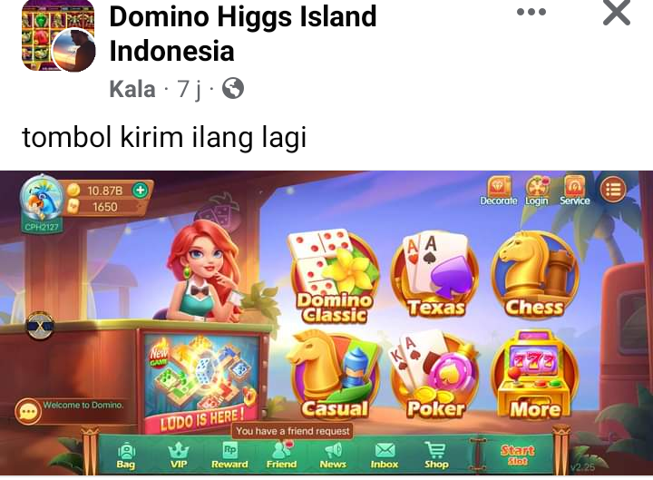Higgs Domino Island Versi Terbaru 2024, Tombol Kirim Kembali? HDI V2.29