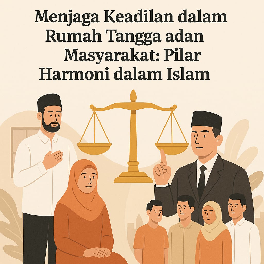 Menjaga Keadilan dalam Rumah Tangga dan Masyarakat: Pilar Harmoni dalam Islam