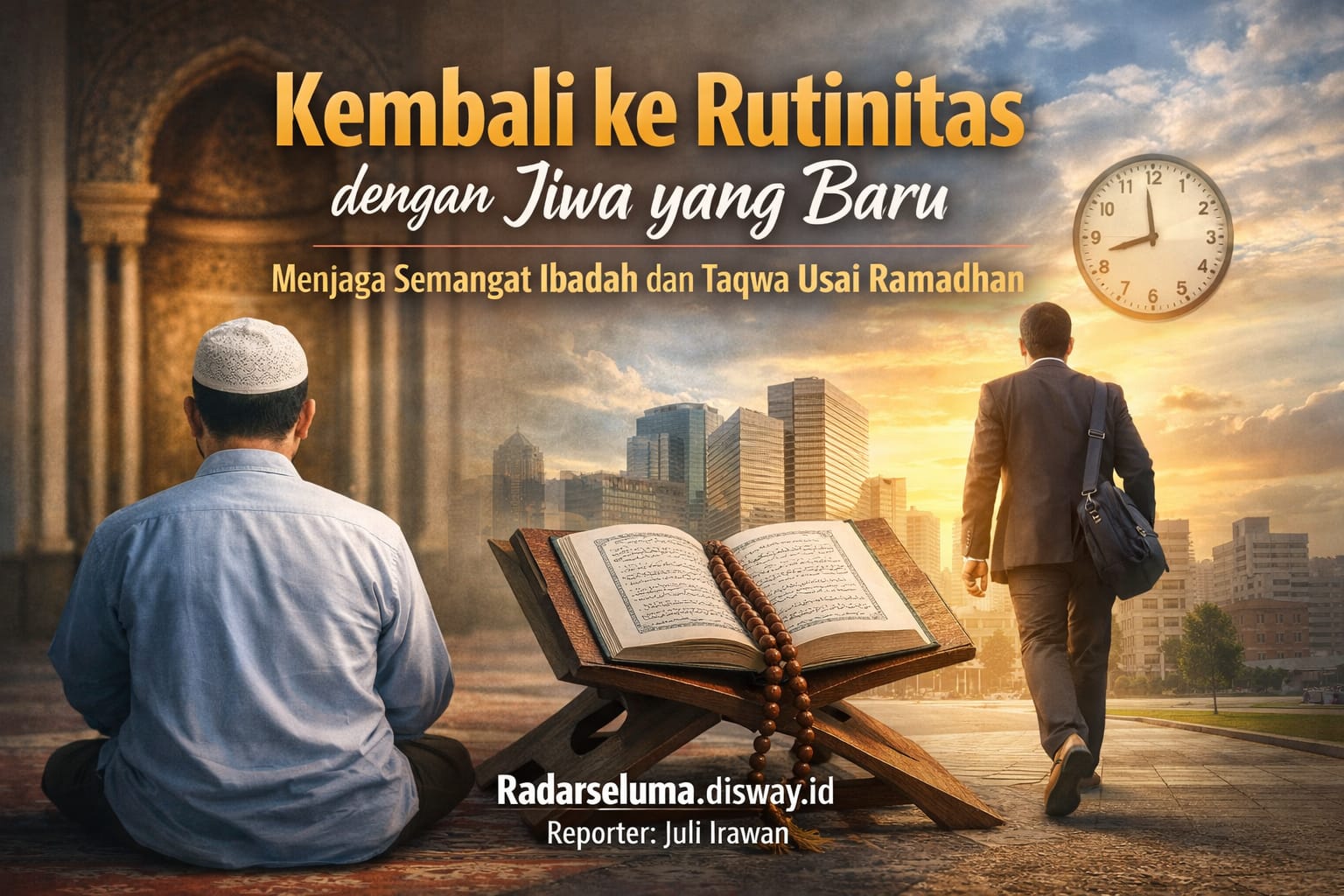 Kembali ke Rutinitas dengan Jiwa yang Baru: Menjaga Semangat Ibadah dan Taqwa Usai Ramadhan
