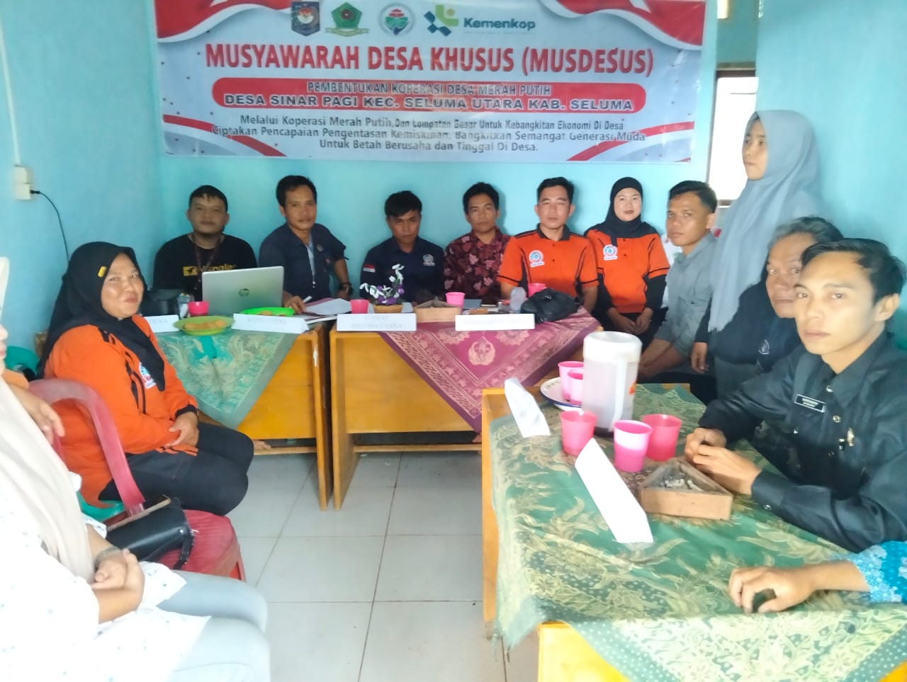 Desa Sinar Pagi Seluma Sudah Bentuk Kopdes Merah Putih Sinar Mandiri