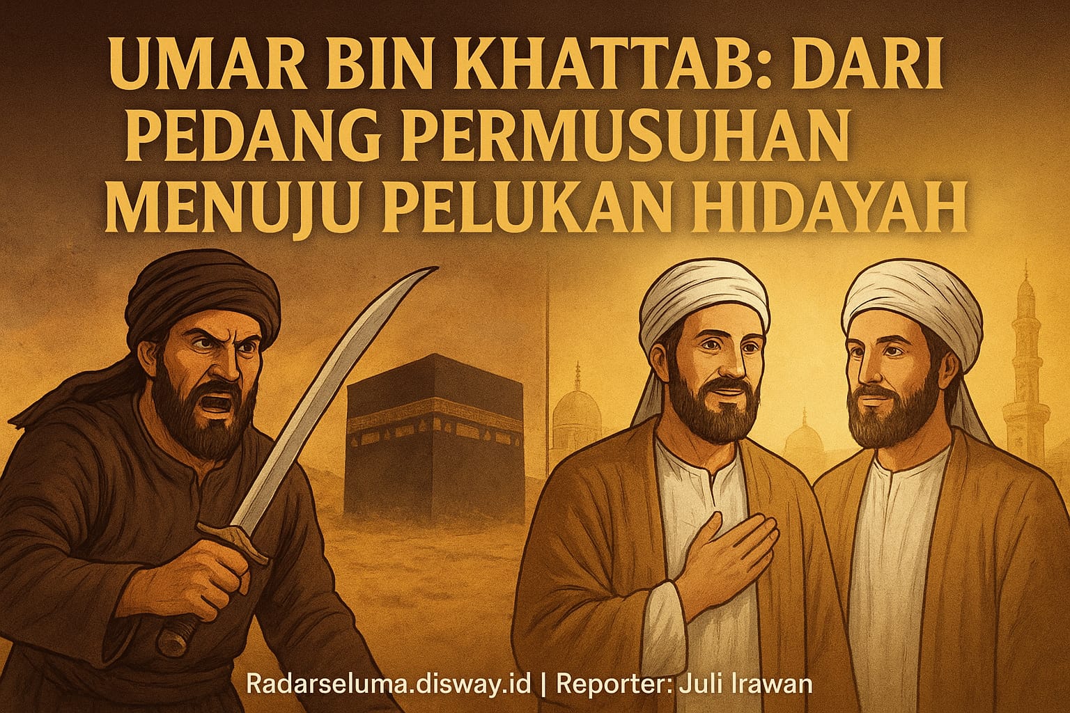 Umar bin Khattab: Dari Pedang Permusuhan Menuju Pelukan Hidayah