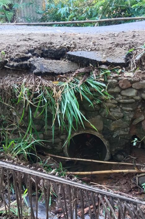 Gorong-Gorong Penghubung Desa Rusak, Sering Sebabkan Banjir