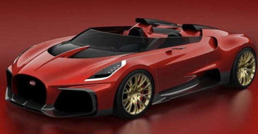 Keluaran Baru Bugatti Chiron Roadster, Memiliki Keunikan yang Canggih di bagian Model Bodi Desain Megah